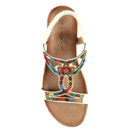 Lunar - Womens/Ladies Mariella Beaded Sandals