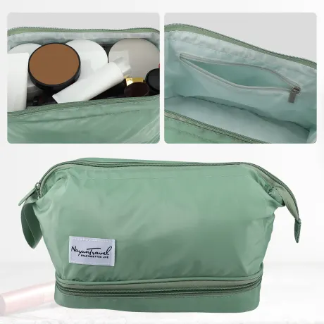 Unique Bargains- Travel Waterproof Toiletry Makeup Bag