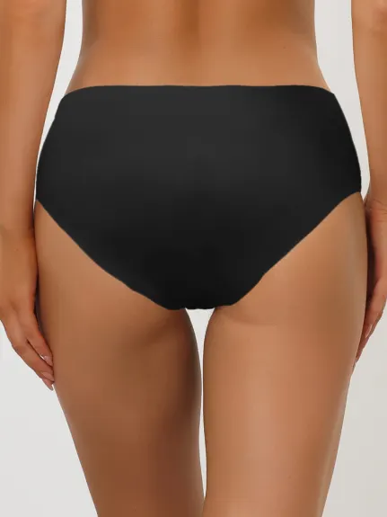 Allegra K- Culotte courte confortable sans doublure à taille élastique