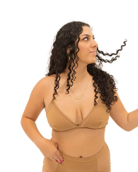 Nude Shade Full Coverage Bralette - Naked Rebellion