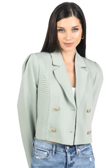 Akalia Lancey Cropped Women Blazer