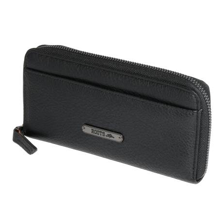 Roots Ladies Slim Zipper Round Wallet