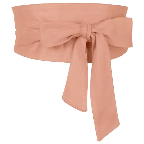 Allegra K- Obi Belt Bowknot Self Tie Wrap Wide Sash Waistband