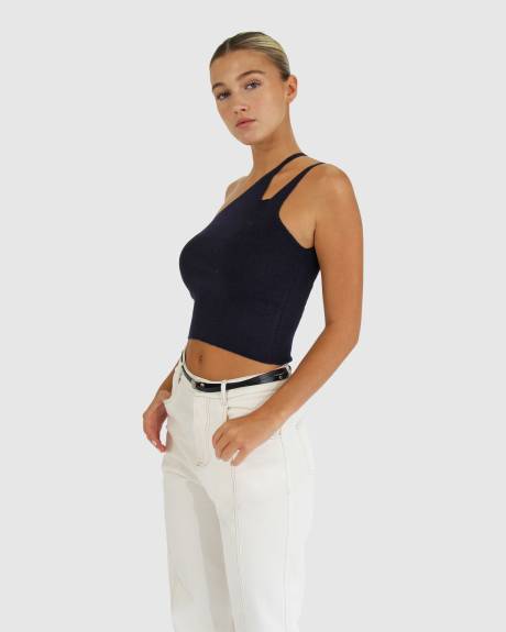 Belle & Bloom - Symphony Double Strap Knit Crop