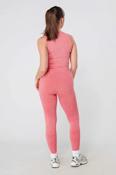 Twill Active Seamless Marl Laser cut Leggings