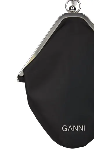 GANNI Pochette avec bracelet en diamant