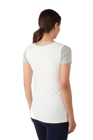 Nia Short Sleeves Round Neck Nursing Top - Modern Eternity Maternity