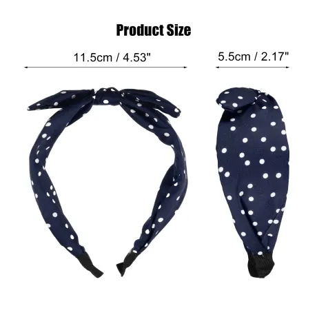 Unique Bargains- 1 Pcs Bowknot Hairband Headband