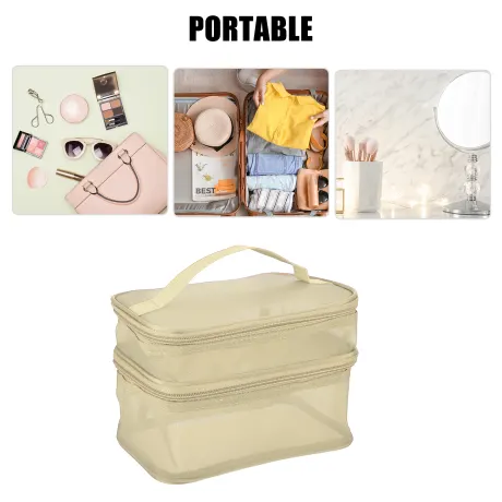 Unique Bargains- Travel Makeup Bag Brush Holder Organizer Waterproof