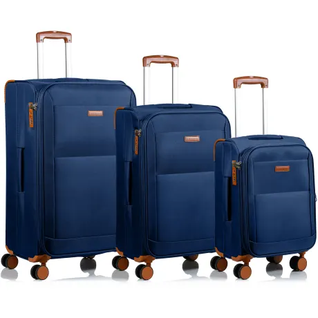 CHAMPS - Classic Collection 3 Piece Soft-Side Luggage Set