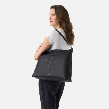 Lambert - Le Nellie - Sac fourre-tout en cuir vegan noir