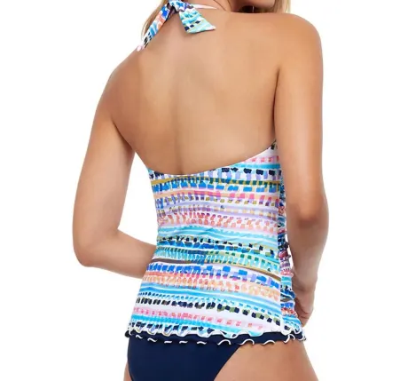 Profile By Gottex - V-Neck Halter Tankini Top