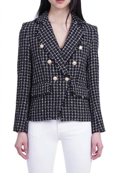 LOVE TOKEN Blazer en tweed Angie