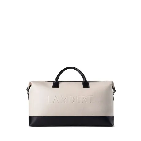 Lambert - Le June - Sac de voyage fourre-tout en cuir vegan oyster mix