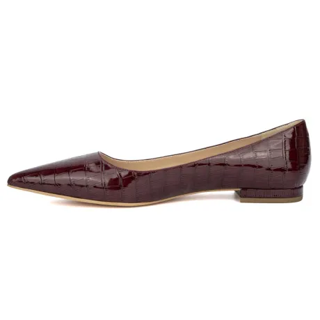 Fashion To Figure Women's Bailey Ballet Flat - WIDE WIDTH