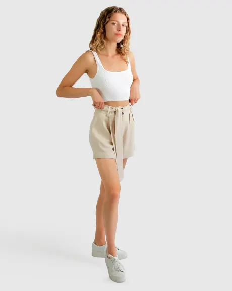 Belle & Bloom Limitless Belted Shorts