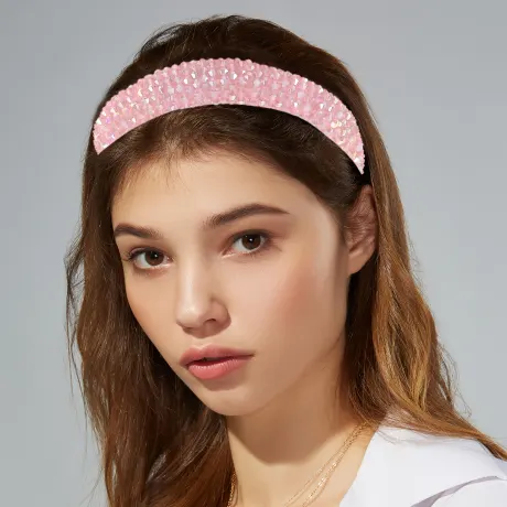 Unique Bargains- Rhinestone Bling Padded Headband Hairband