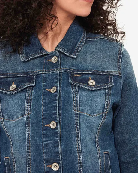 LOIS -Steph Fitted Blue Denim Jacket