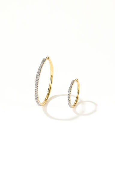 Classicharms-Gaia Celestial Sunburst Mini Hoop Earrings