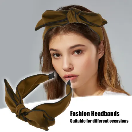 Unique Bargains - Double Layered Bow Knot Headband