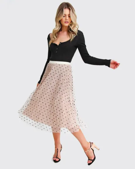 Belle & Bloom Mixed Feeling Reversible Skirt