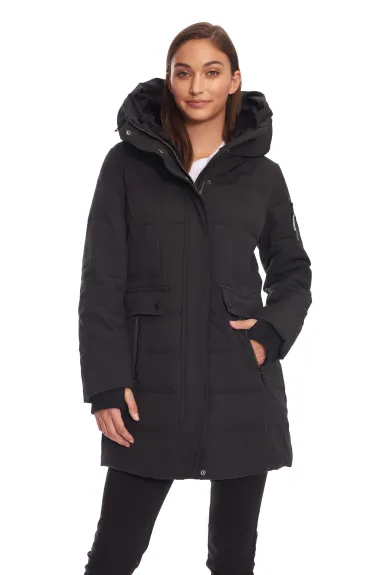 Alpine North - KOOTNEY | Parka mi-longue femme recyclée duvet végan