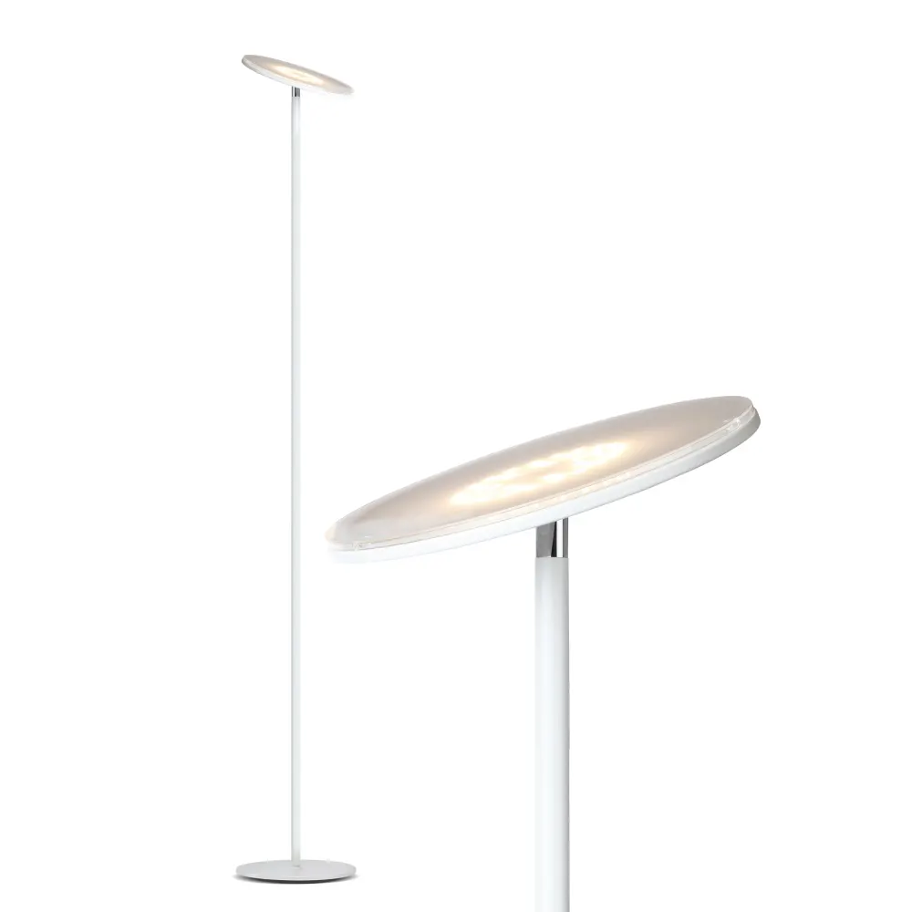 Sky Led Torchiere Floor Lamp With Adjustable Head