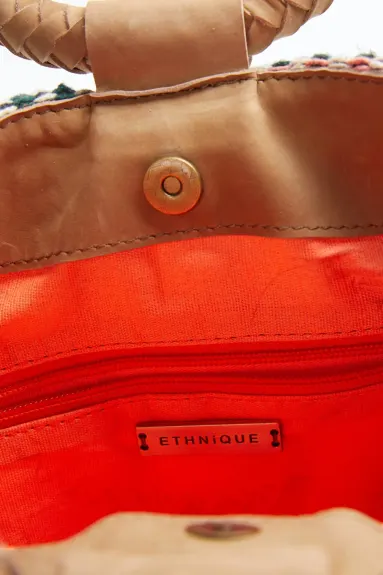 ETHNiQUE TAMMY HANDMADE BUCKET CROSSBODY BAG