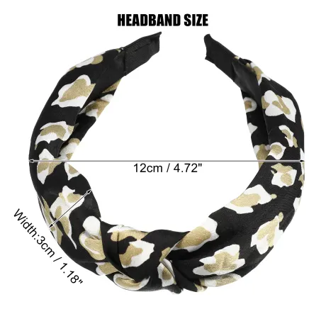 Unique Bargains - Leopard Pattern Knotted Headband