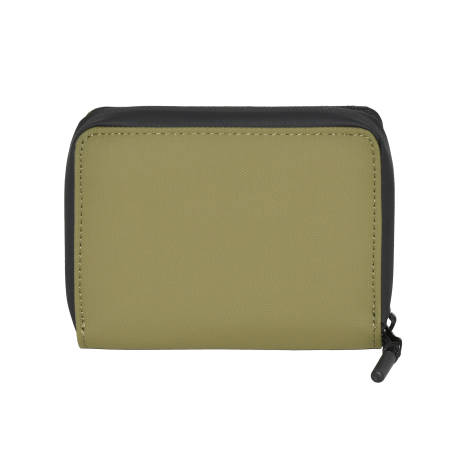 ROOTS Compact Zip Around Snap Wallet