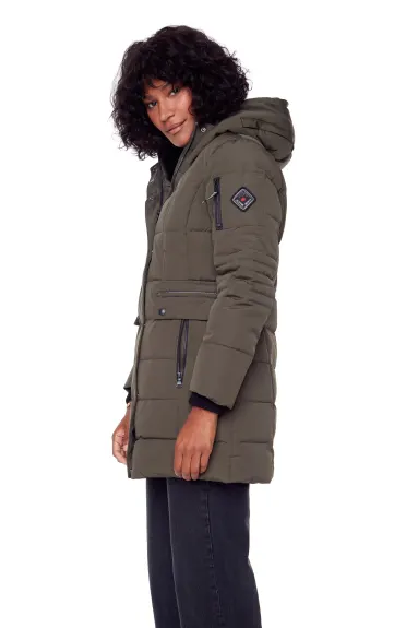 Alpine North Women's - KOOTNEY | Vegan Down Recycled Mid-Length Parka Coat