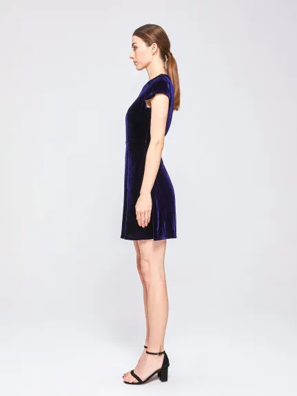 THE 28TH ROSE - Two-Tone Denim Midi Dress