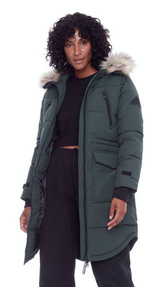 Alpine North Women's - UKON | Vegan Down Recycled Drawstring Winter Parka