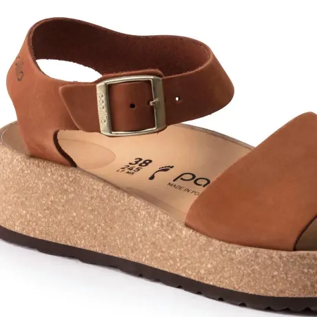 BIRKENSTOCK Sandales en cuir Glenda Nubuck pour femmes