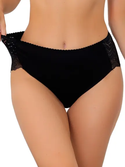 Allegra K- High Waist Smooth Lace Panties