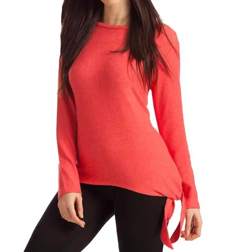 french kyss - Ellie Side Tie Kashmira Sweater