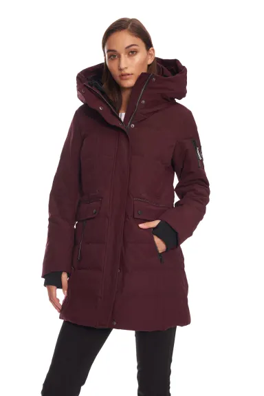 Alpine North Women's - KOOTNEY | Vegan Down Recycled Mid-Length Parka Coat