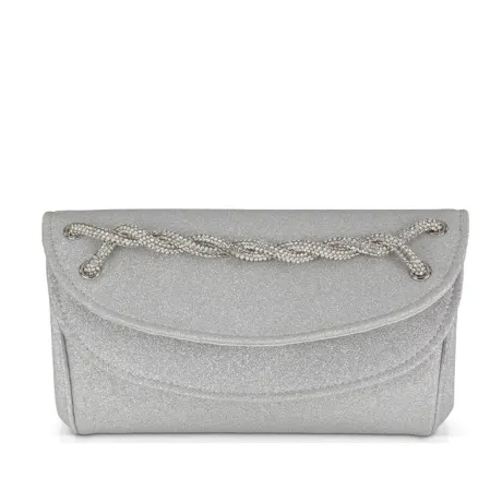 Badgley Mischka Pave Smile Clutch