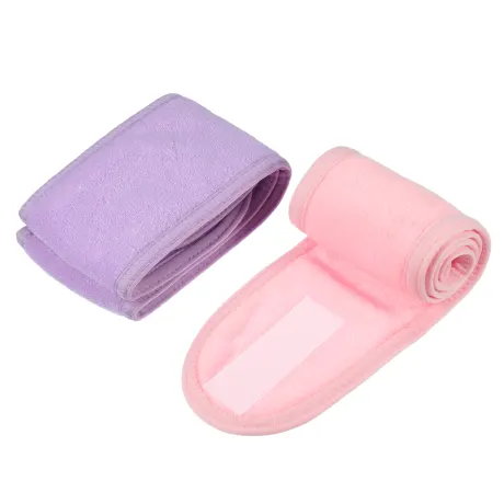 Unique Bargains- 2 Pcs Self-Adhesive Tape Headbands