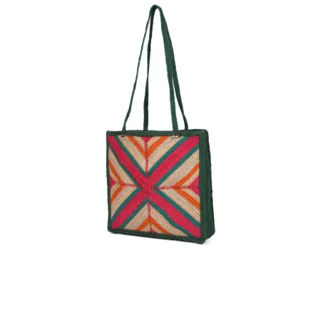 Aaron Leather Goods-Rustic Roots Jute Tote Bags