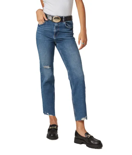 DENVER-DIS Jean droit taille haute