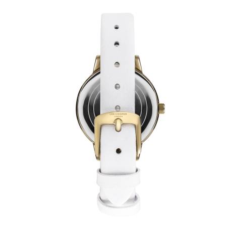 LEE COOPER-Montre Dames Doré 33mm Cadran Blanc