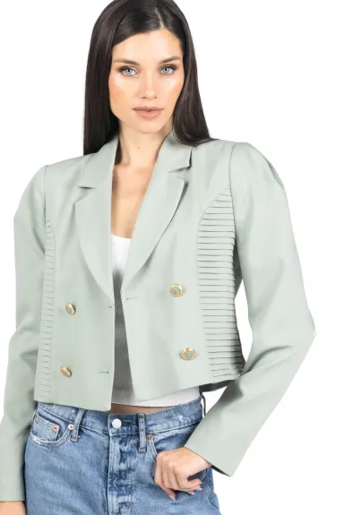 Akalia Lancey Cropped Women Blazer