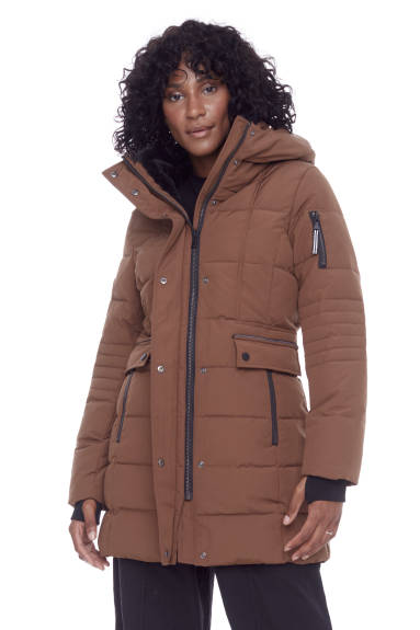 Alpine North - KOOTNEY | Parka mi-longue femme recyclée duvet végan