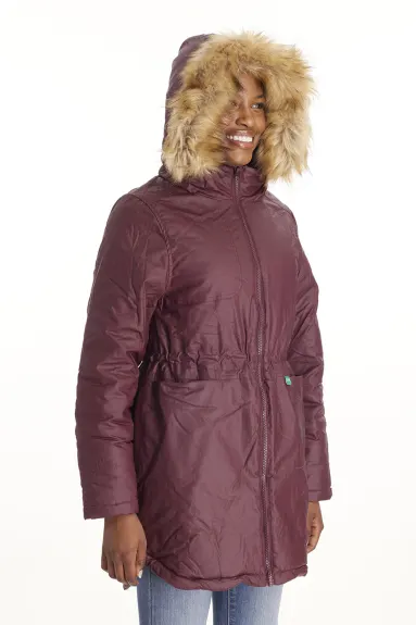 Sofia - Waxed Shell 3 in 1 Maternity Parka - Modern Eternity Maternity