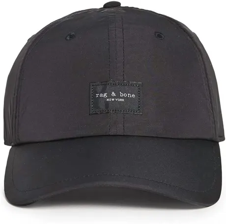 Rag & Bone Addison Strap Adjustable Patch Logo Baseball Cap