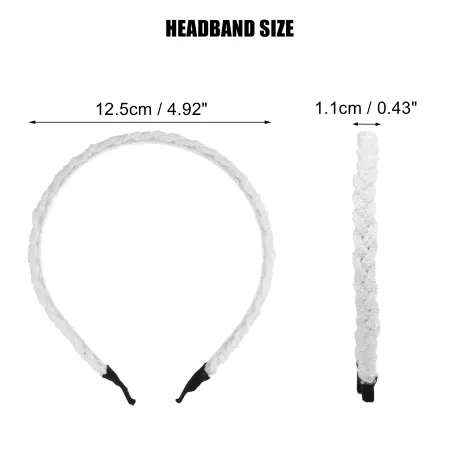 Unique Bargains - Crisscross Beaded Headband