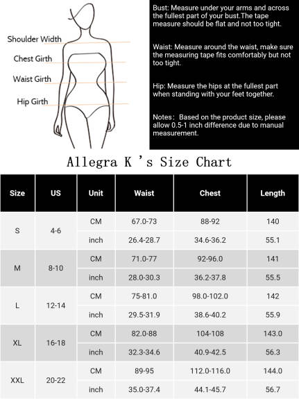 Allegra K - Wrap V-Neck Elegant Maxi Dress