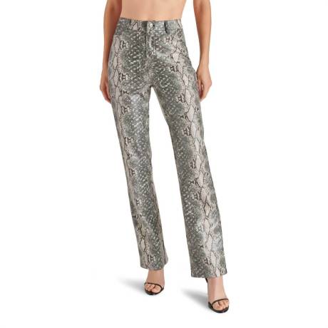 STEVE MADDEN Pantalon Loren en fausse peau de serpent