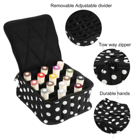 Unique Bargains- Makeup Nail Polish Carrying Case Travel Organizer